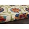 Homeroots 4 x 6 ft. Blue Floral Vines Indoor & Outdoor Area Rug 384971 - alternate 7